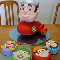 Captain Mack 4Th Birthday Cake "Call Captain Maaaaaack". It's her favorite tv show, so I made this for my daughter's 4th birthday. Rocket is...