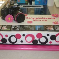 Photo Grad Cake Cake made for relative graduating from photography school.