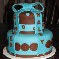 Birthday Cake This was a birthday cake for two people. This has to be one of my favorites that we have done so for. All fondant.