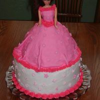 Princess Doll Cake This is my first doll cake. It was a hit. Dress is made out of fondant.