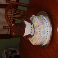 Teddy Bear Baby Shower Cake This was a fun cake to make