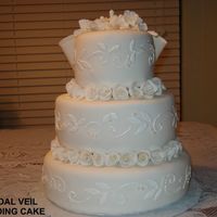 Bridal Veil Cake 