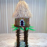 Tiki Hut/wedding Reception Cake I made this cake for my friend's wedding reception on May 19, 2007. They celebrated their vow's and honeymoon in Fiji. This cake...