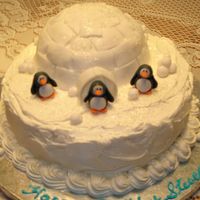 Igloo Birthday Cake I made this cake for an adult man's birthday. His birthday was Christmas Eve and his wife wanted a winter theme. I didn't have...