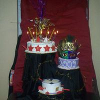 New Year Cake Made for a family new year get together. Everyone loved it!!!