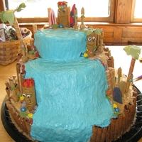 Luau 50Th made for my brother in laws 50th