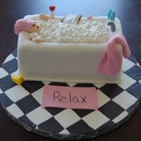 Sleeping In The Tub I got this idea from another CCer. The lady ordering it from a friend wanted something funny. The lady has a two year old and works full...