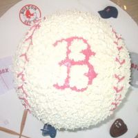 Boston Red Sox Cake This cake was made for a friend that LOVES the Red Sox.