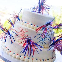 _Mg_1716.jpg Simple last minute cake for the 4th. Chocolate with cookies and cream filling with vanilla buttercream.