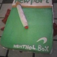 Newport Birthday Cake Cake is chocolate mint with white chocolate buttercream