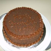 Peachy's Birthday Cake chocolate coffee so good very rich my first birthday cake