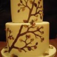 Fall Leaves Made this for my birthday a little while ago. Chocolate cake with chocolate mousse. Leaves are made out of chocolate. Thanks for looking