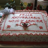 Bizcocho De Aniversario 