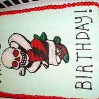 Ed Hardy Cake my sisters birthday cake
