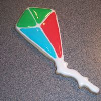 Lets Go Fly A Kite Here is my first kite cookie. I liked the way this one came out. TFL