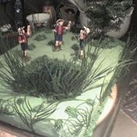 Gone Fishing I made this for my husband on Father's Day. I used jello for the pond and cheated with the toy fishermen and grass that I used as a...