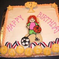 Girl Sport Cake 