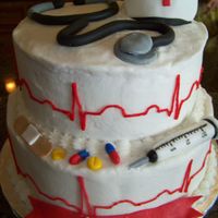 Nursing School Graduation Cake 