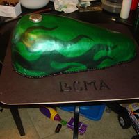 Motorcycle Tank Custom Airbrushed Motorcycle Tank..this Was My First Time Using Fondant And Airbrush