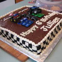 Monster Truck Birthday Cake 