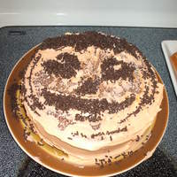 Pumpkin By Mo My 3 year-old daughter, Morgan, made this cake for Halloween.