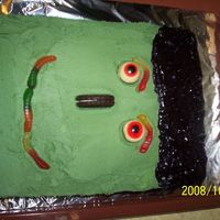 Frankenstein Cake 