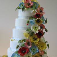 Poppies Since it's poppy season, I thought it will be nice to have a cake with poppies.I hope y'all like it just like my other cakes....