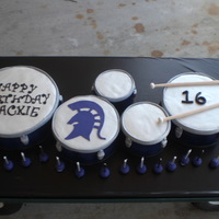 Tenor Drums All cake. Almost full size