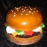 Hamburger Cake 