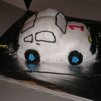 Smash Cake Car This was a 8 inch round that I cut in half and put together and then sculpted down to resemble a car. I had a lot of fun doing this. I'...