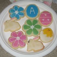Easter Cookies These are NFSC cookies that I made for Easter. I still need to work on my cookie decorating skills, but they were fun to make.