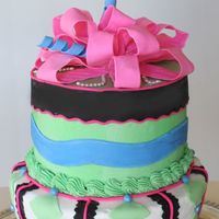 Daughters Birthday finished up a few things on this cake, much happier now... I had posted an earlier version of this cake last night. butter cream with...