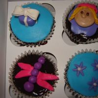 Birthday Cupcakes Chocolate Zucchini cupcakes with chocolate ganache and MMF. Made these for one of my daughter's teachers for her birthday. Just trying...