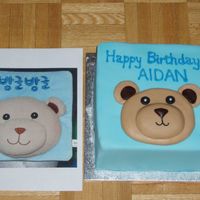 Happy 1St Birthday! This is a photo given to me by a friend/client and the cake I made from it. It was the first time I'd been given a photo on which to...