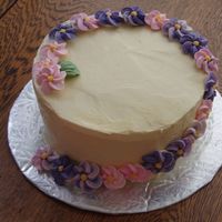 Swirl Of Flowers This was just done for a potluck meeting but I decided to put it here because it could be a nice, easy, fast Mother's Day cake. The...