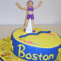 Go Girl! You Can Do It!! a friend at work is gdoing Boston marathon this year. her goal is to complete the race in 3 hours and 20 minutes with a 7.38 marathon pace...