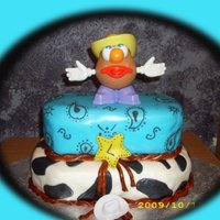 Potato Head Cowboy This was for a friends daughter. She was having a cowboy theme and Mr. Potato just seemed to fit.