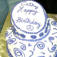 Small Topsy.turvy all buttercream