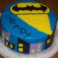 Batman Cake This cake was made in like 4 hours for a friends grandson's b-day. BC with MMF accents and chocolate cake. They loved it and made me...
