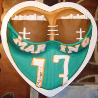 Dan Marino Thank you to CC users for this idea! The foot is not near the cake, I have a glass table! lol