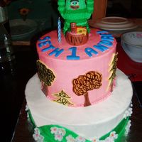 Yo Gabba Gabba / Brobee Cake Brobee 1st Birthday Cake as requested by celebrant