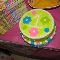 Smash Cake For 1St Birthday Green/pink 