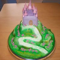Princess Castle Cake 