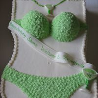 Margaritaville Birthday Bc with fondant margarita glasses & ribbion