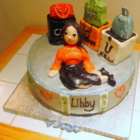 Handbag Lovers Cake I was asked to make this for an eighteen-year-old who is a devotee of designer handbags! She loved it