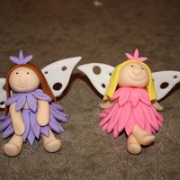 Fairies Fondant fairies. Thank you to CC member for inspiration!