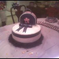 Purse Cake I did this for a ladies sister in law's 50th birthday party.. It was my first purse cake!!!