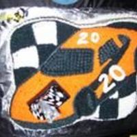 Tony Stewart Cake This was the first cake I ever made for a friend for her birthday.