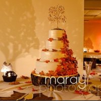 Fall Wedding Ivory Pearl This is the cake I made for my daughters wedding. Gumpaste leaves with ivory fondx brushed with gold pearl luster dust. I made the cake...