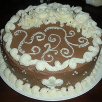 Chocolate Cake - 2006 Just messing around, practicing some scrolls.
